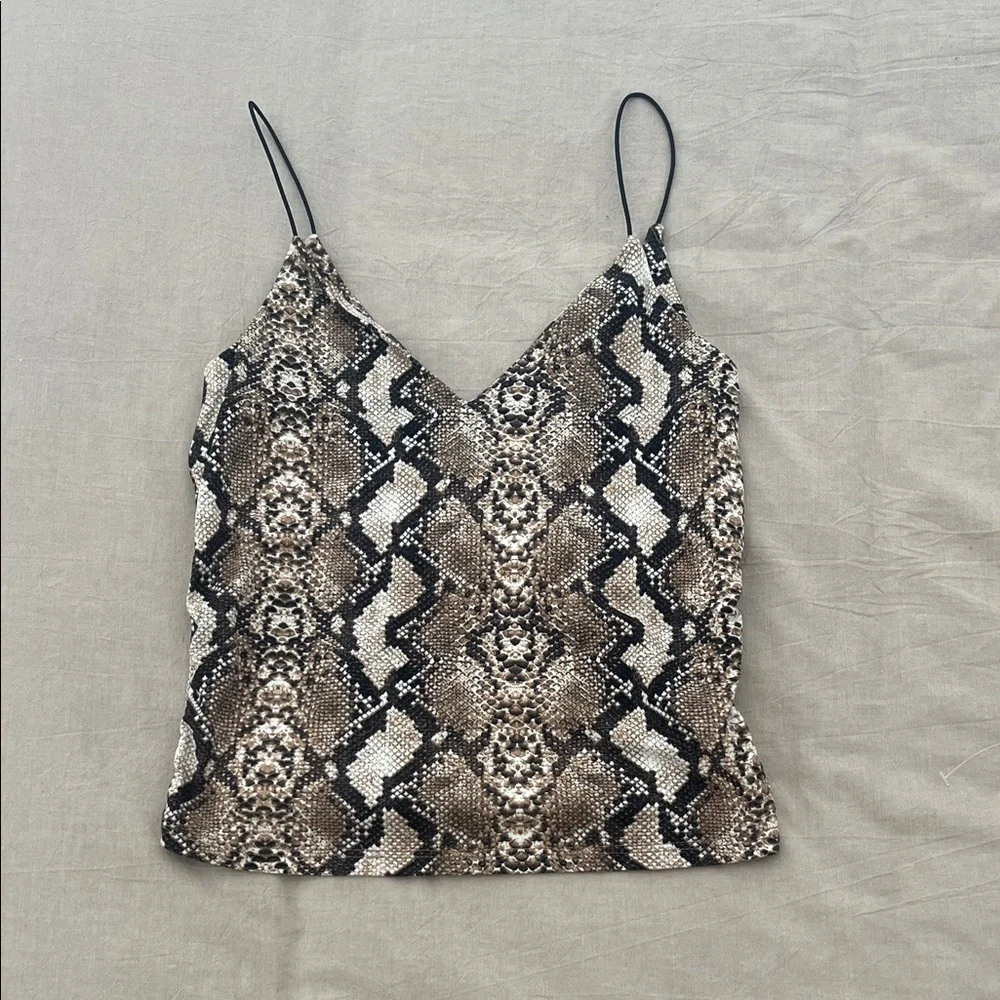 Snake Print Top - Picture 1 of 3